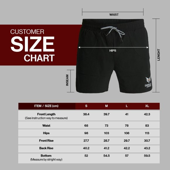 Sweaty Champs Mens Workout Gym Shorts - Picture 6 of 6